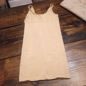 Fit brand shape wear slip XS S tan nude